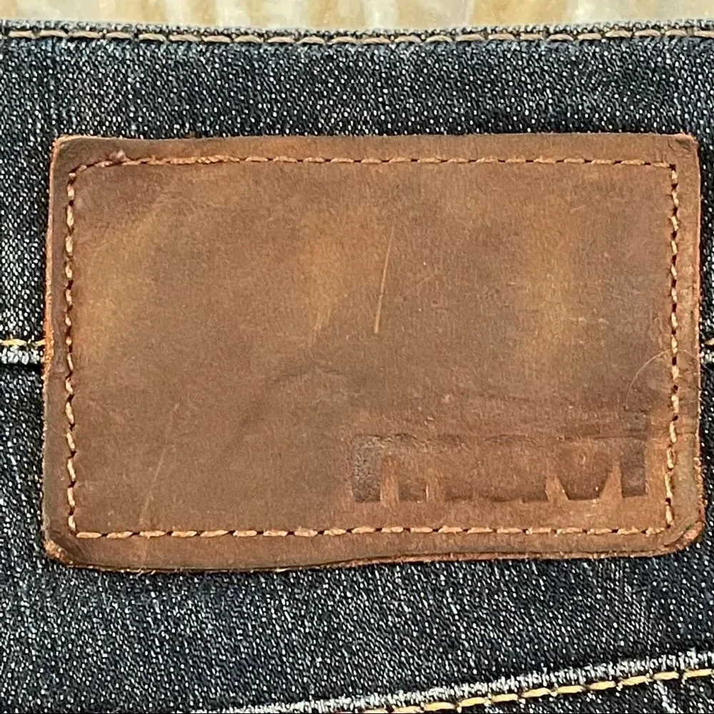 Mavi Zach Straight Tag tailored, now 34X27 Dark Blue, snug waist, loose leg